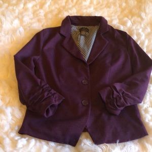 Purple blazer